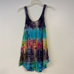 Women’s Tie Dye Tank Top Shirt Large